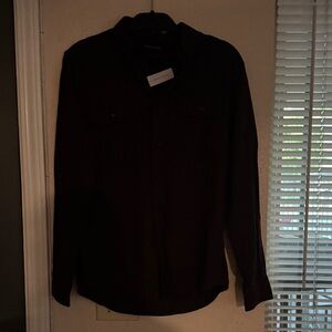 Banana Republic Dark Brown Organic Cotton Shirt